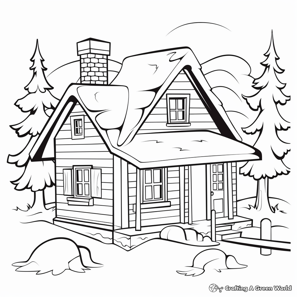 Winter coloring pages