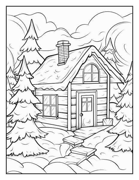 Christmas coloring pages