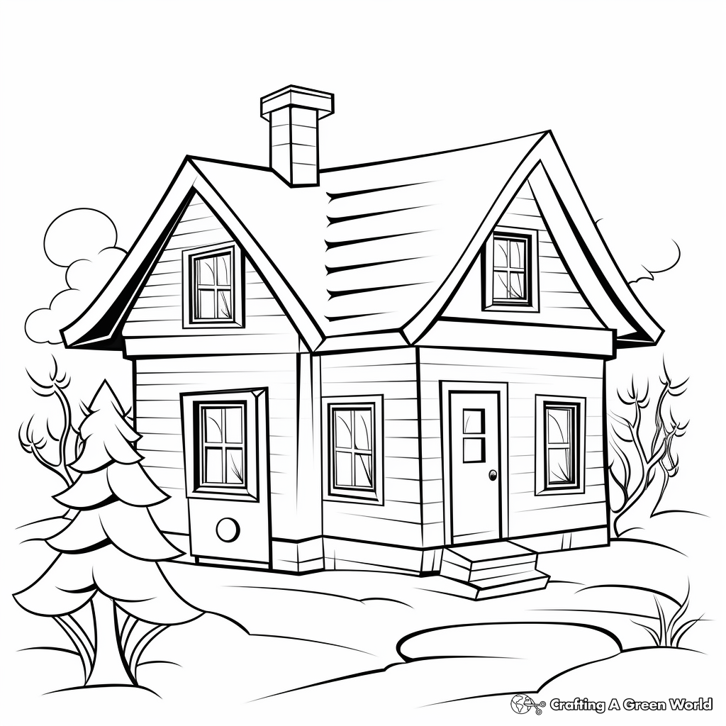Winter coloring pages