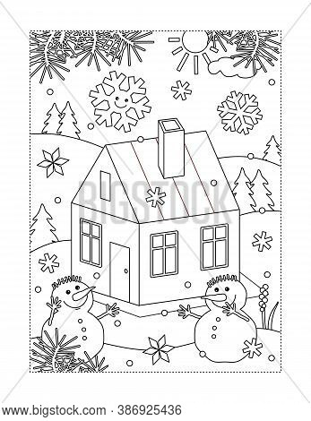 Coloring page small vector photo free trial bigstock