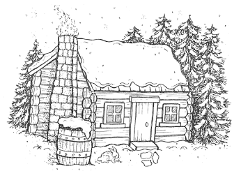 Winter cabin vibes great impressions pine cone branch stamps