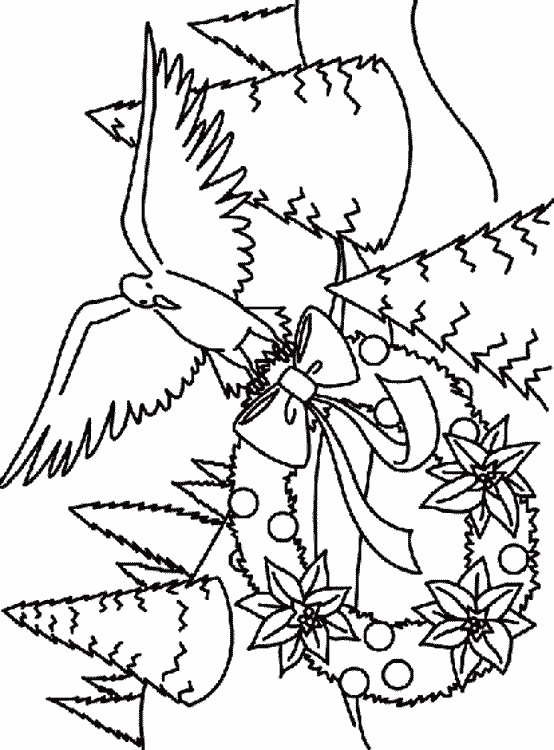 Winter warmth coloring page