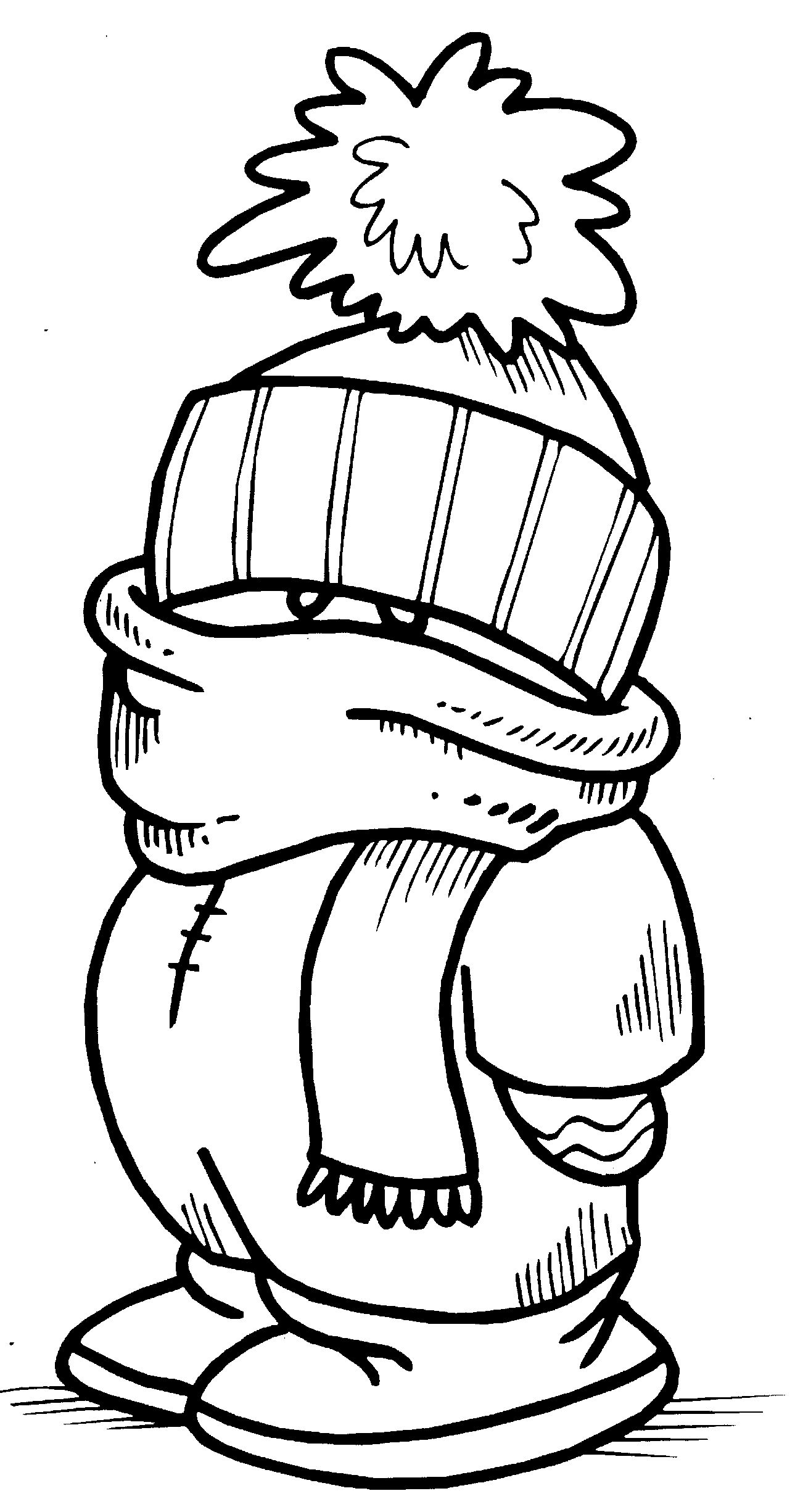 Free printable winter coloring pages for kids