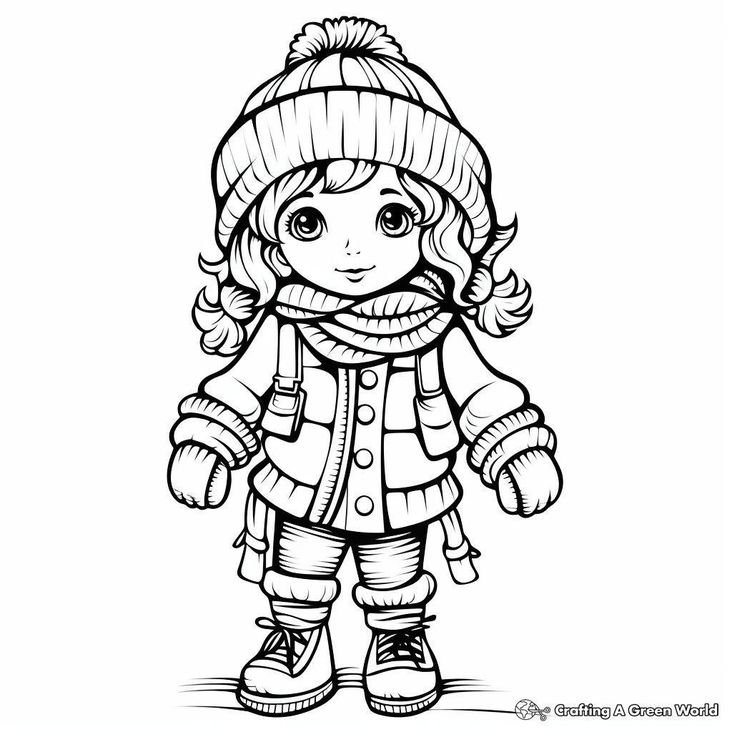 January coloring pages