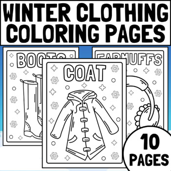 Winter clothing coloring pages winter coloring pages winter coloring sheets