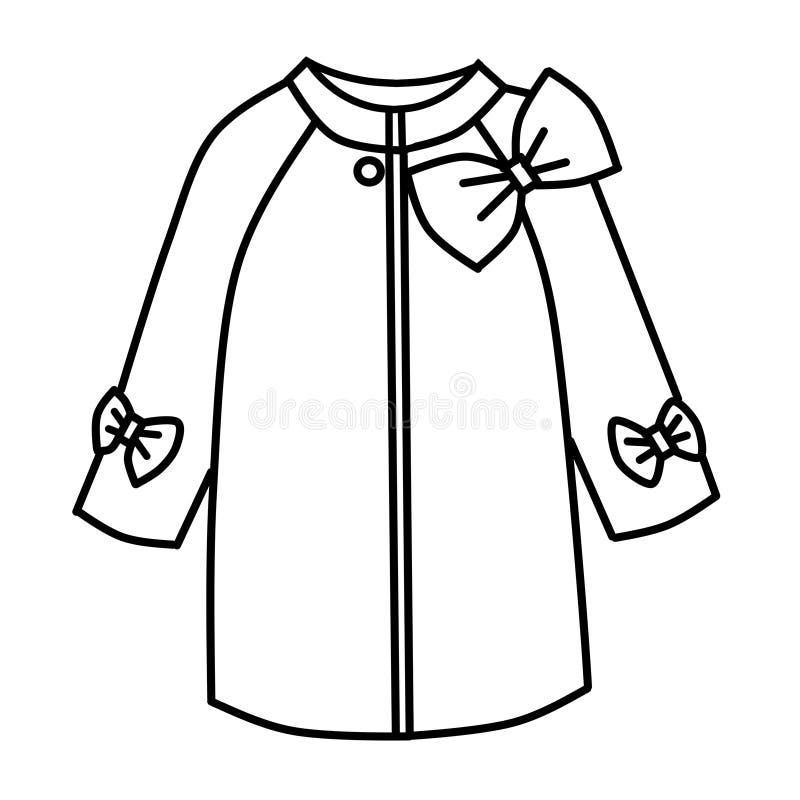 Coloring page coat stock illustrations â coloring page coat stock illustrations vectors clipart