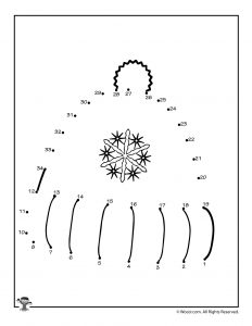Winter dot to dots activity pages woo jr kids activities childrens publishing