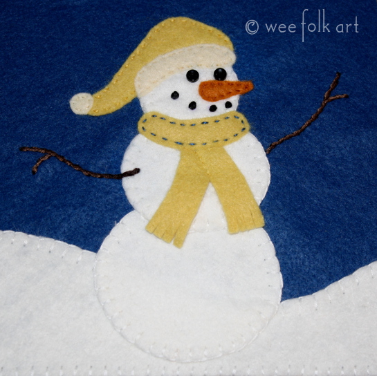 Happy snowman coloring page â wee folk art