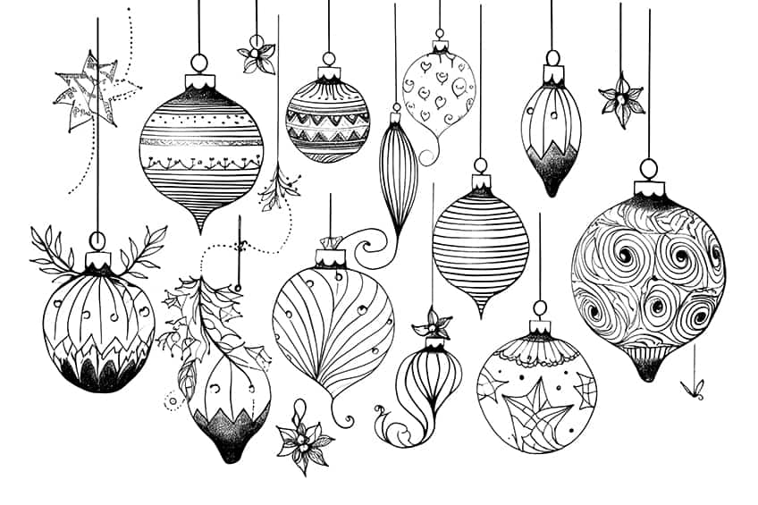 Winter coloring pages