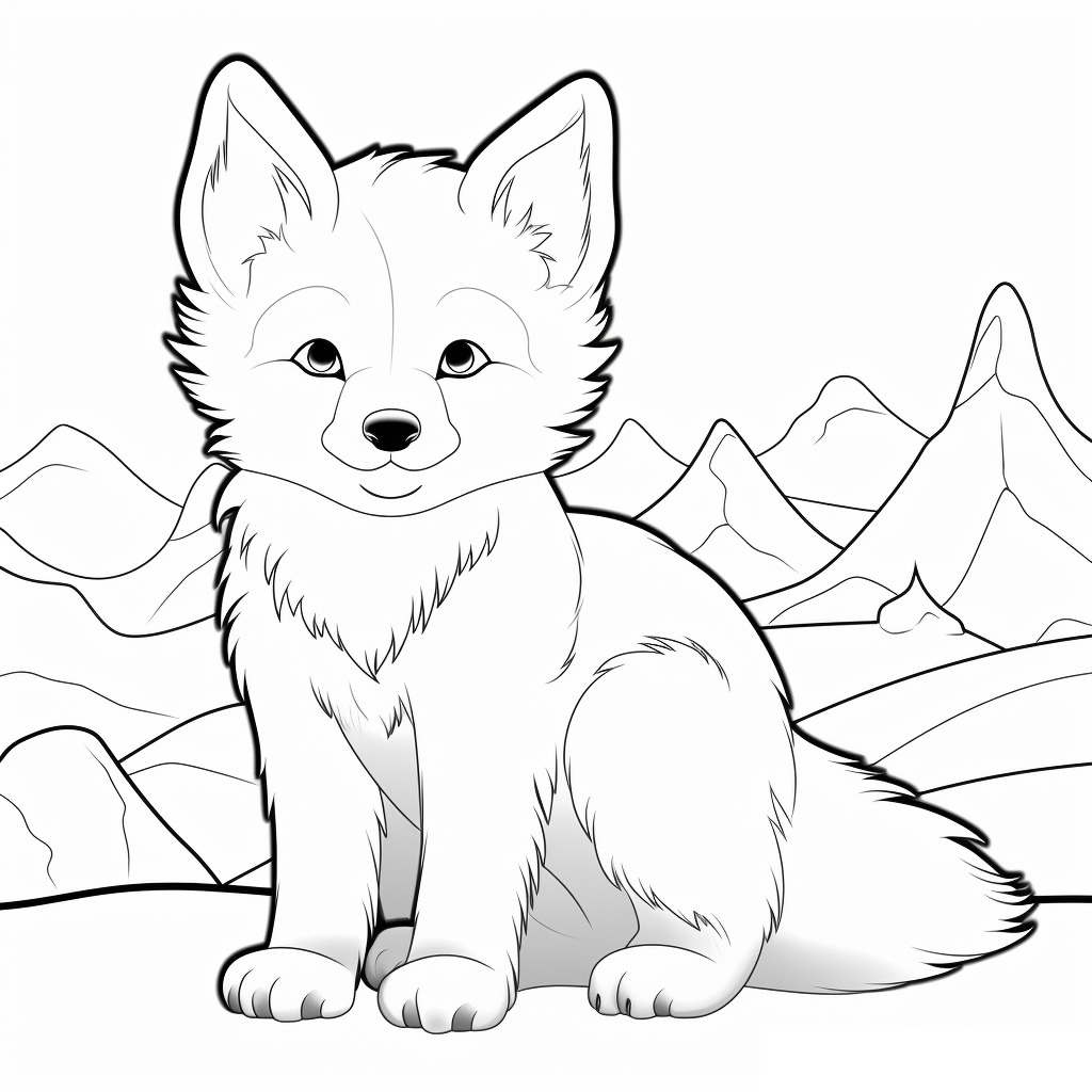 Arctic animals coloring pages by coloringpageswk on
