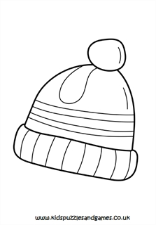 Winter bobble hat louring