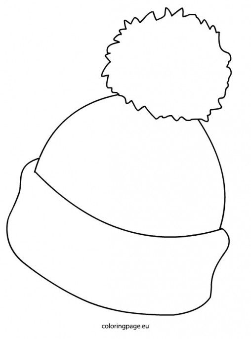 Learn snow hat loring page designs canvas winter crafts january crafts winter hat craft