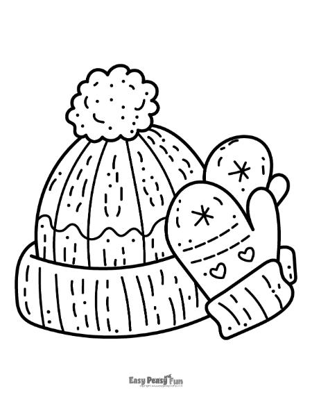 Printable winter coloring pages