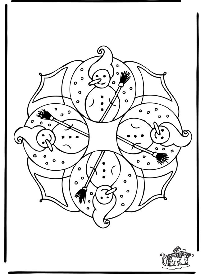 Winter mandala