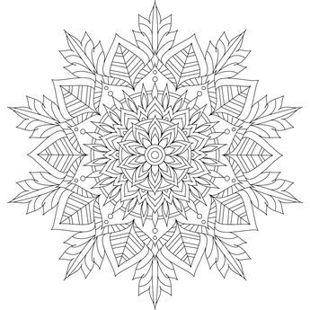 This is winter soul one of over printable mandalas for you to color httpsmondaymandalacommâ mandala coloring pages mandala coloring coloring pages