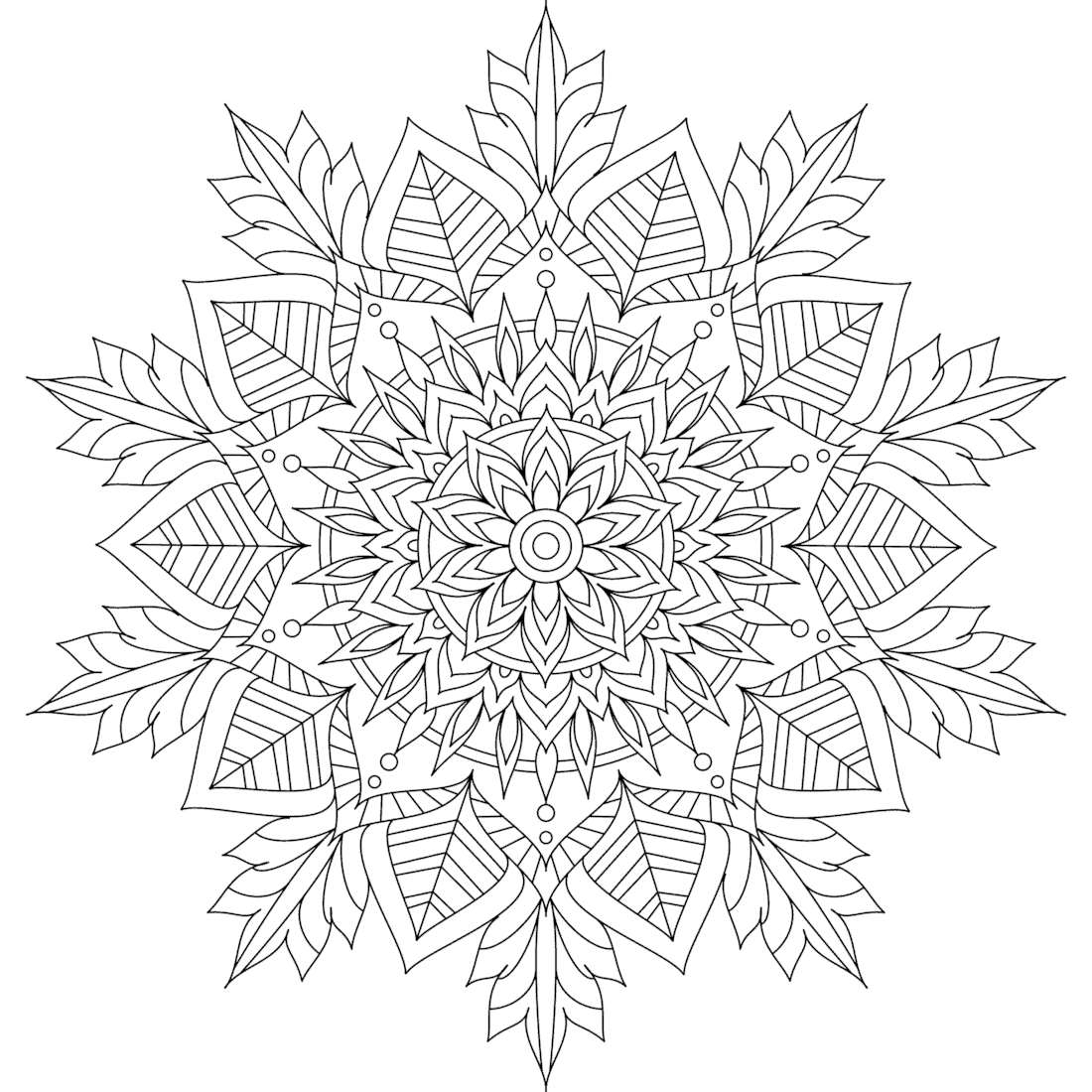Winter soul coloring page
