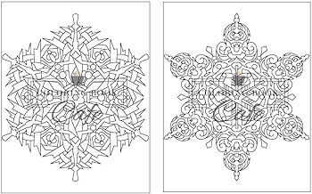 Winter mandalas coloring book an adult coloring book featuring beautiful snowflake and winter themed mandalas for stress relief and relaxation cafe coloring book cafe coloring book books
