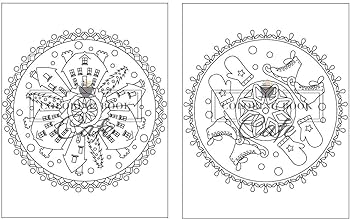Winter mandalas coloring book an adult coloring book featuring beautiful snowflake and winter themed mandalas for stress relief and relaxation fe coloring book fe coloring book books