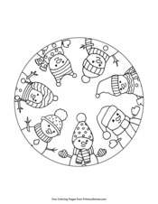 Winter coloring pages â free printable pdf from