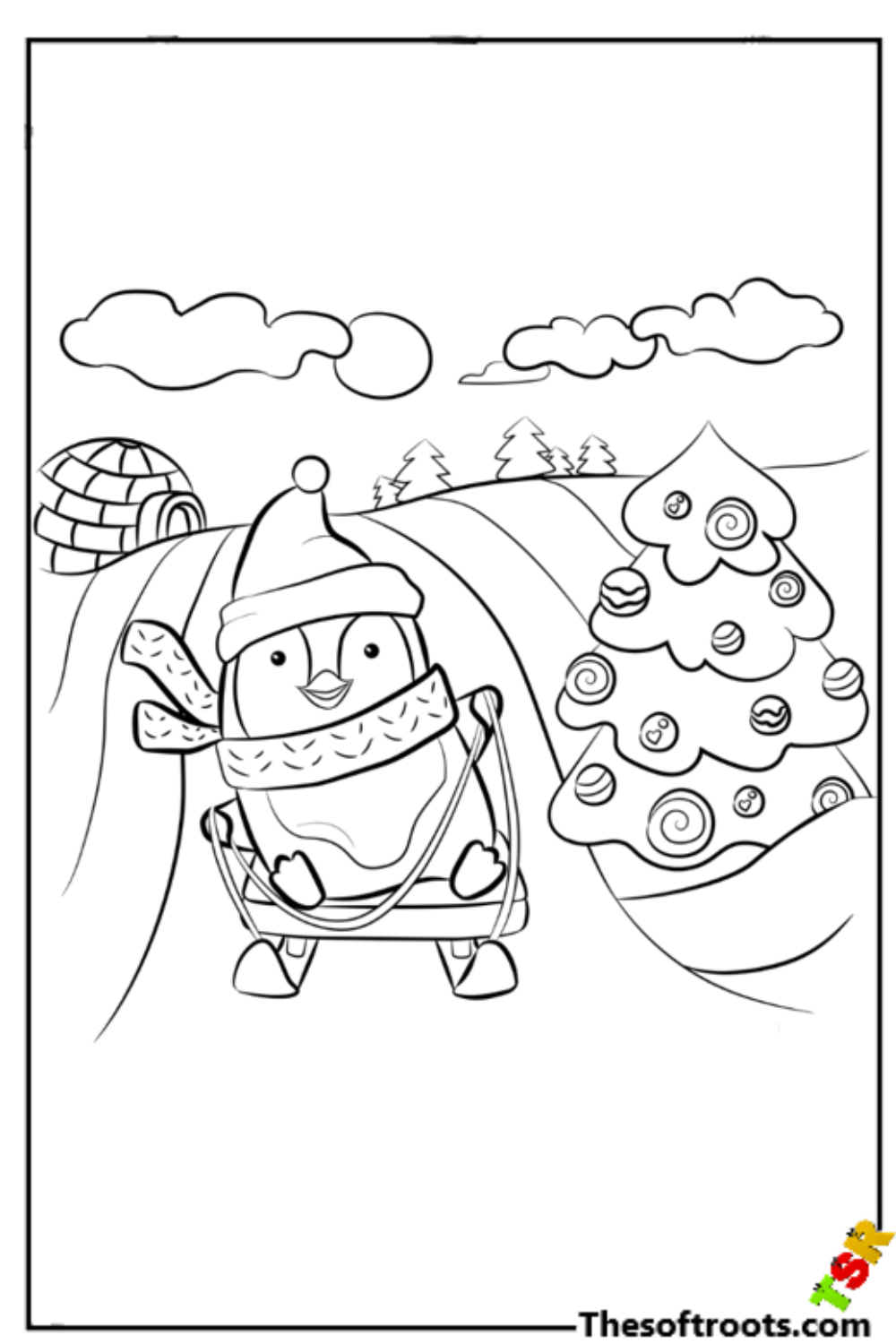 Penguin coloring sheets rkidscoloringpages