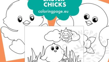 Easter acrostic poem printable coloring page