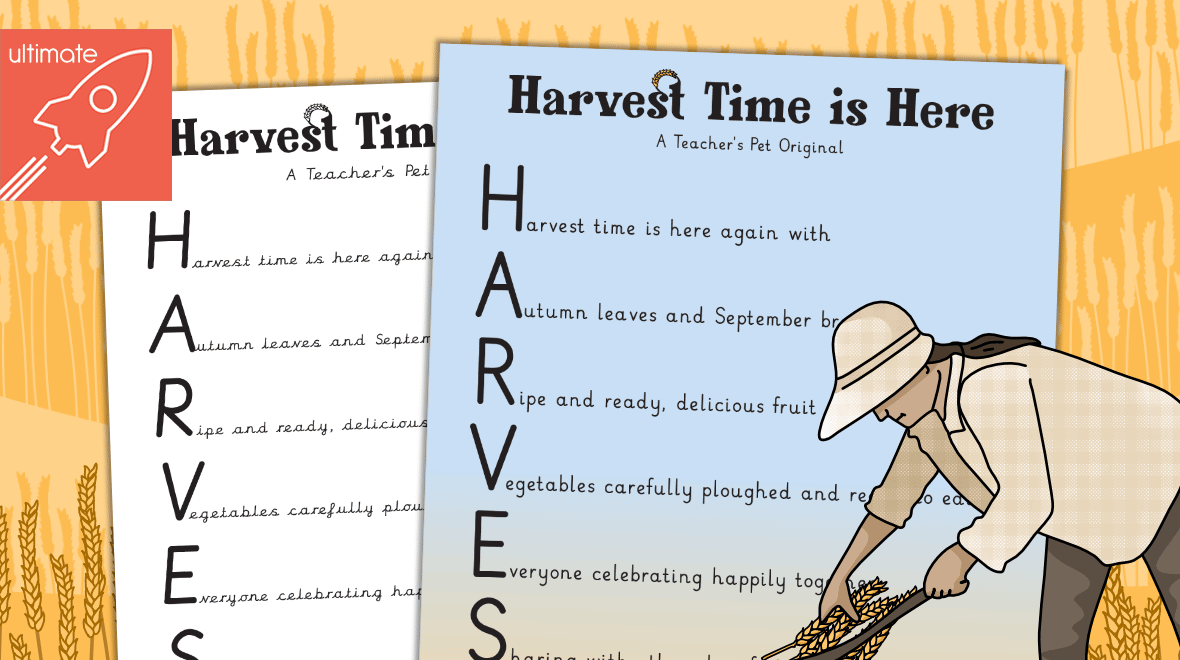 Teachers pet harvest time is here