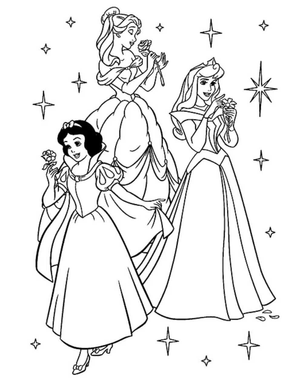 Princess coloring pages
