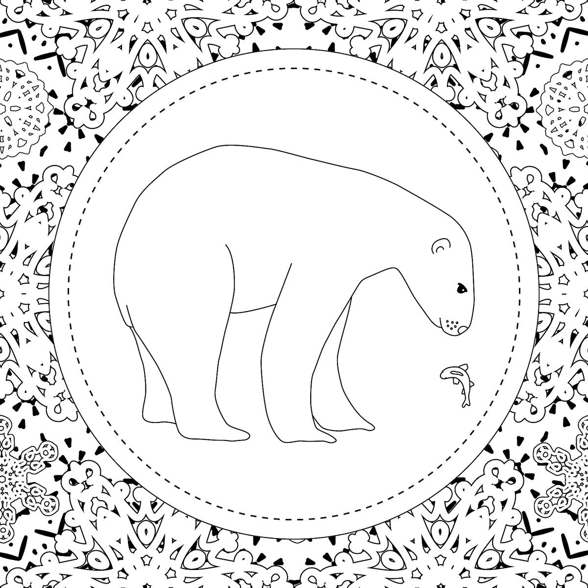 Winter coloring puzzle pages free printable winter