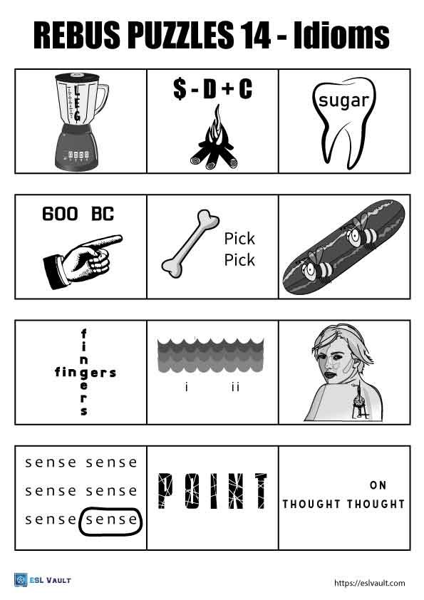 Free printable rebus puzzles with answers