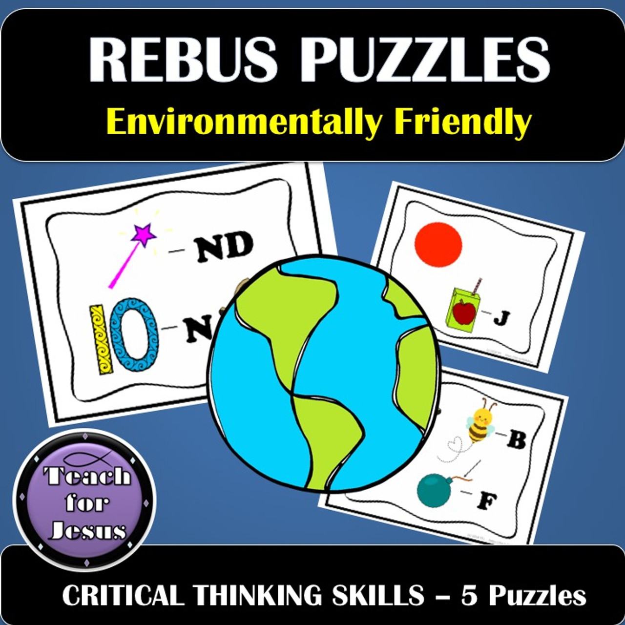 Critical thinking game earth friendly rebus puzzles