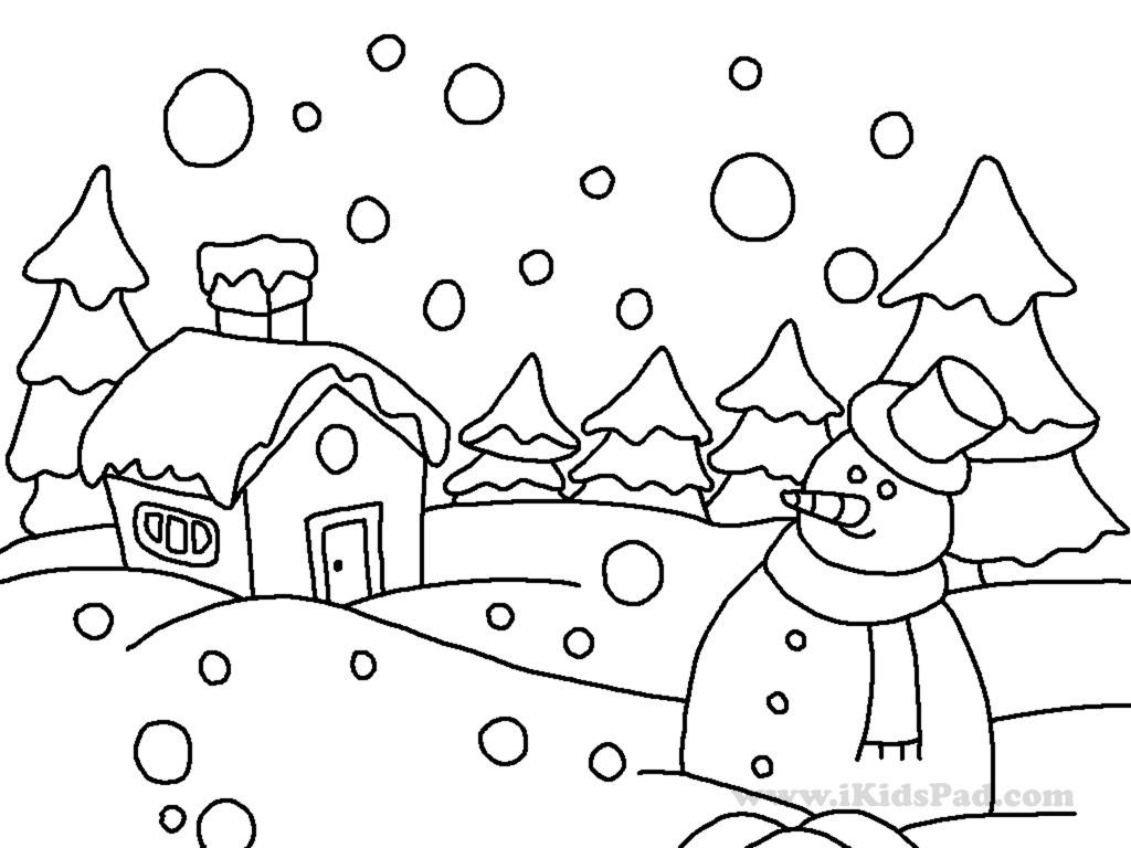 Winter season coloring pages crafts and worksheets for preschooltoddler and kindergarten