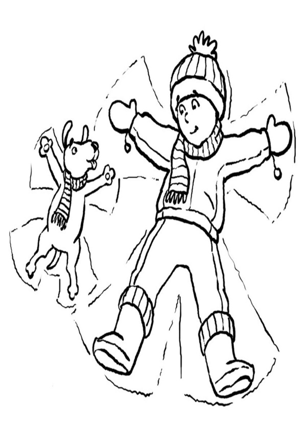 Coloring pages winter snow coloring pages