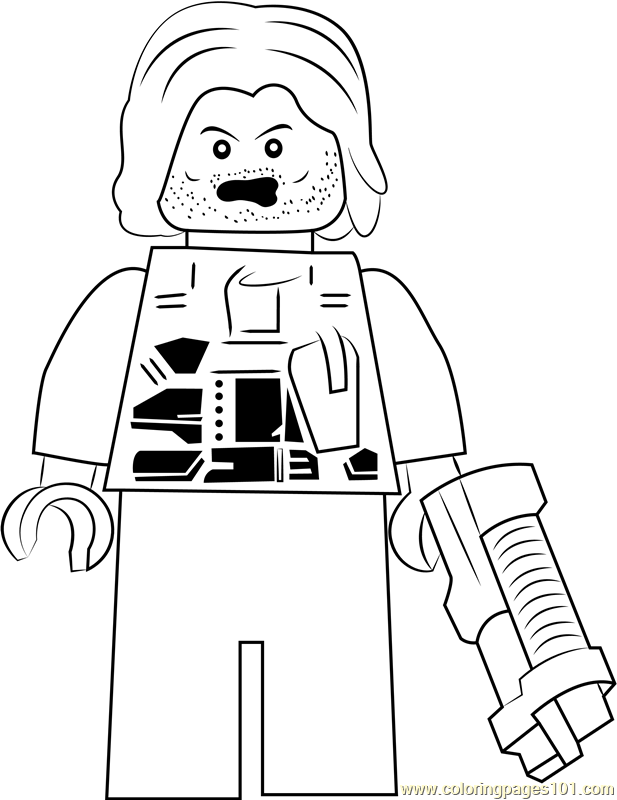 Lego winter soldier coloring page for kids