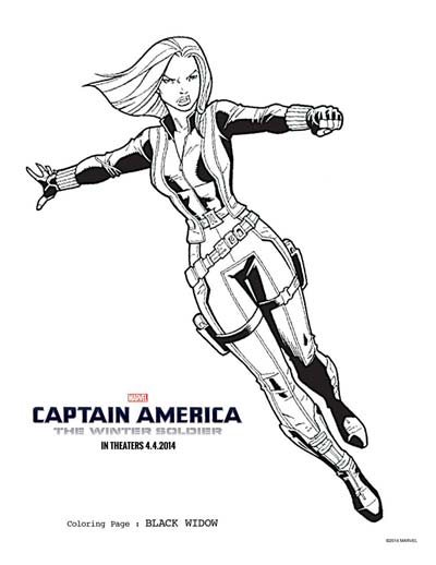 Updated captain america coloring pages