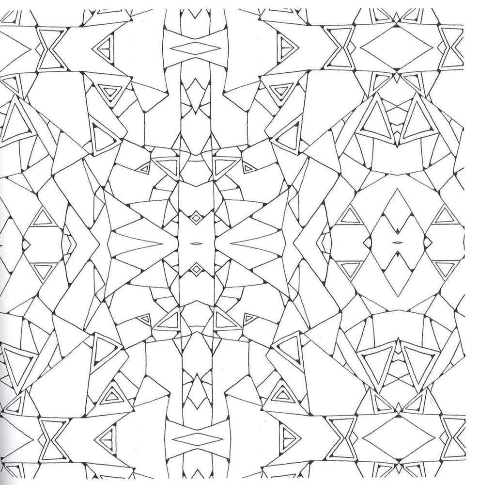 Winter wonderland patterns creative colouring for grown