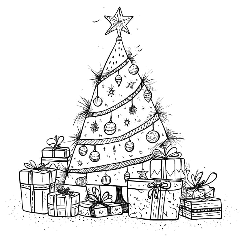 Winter coloring pages