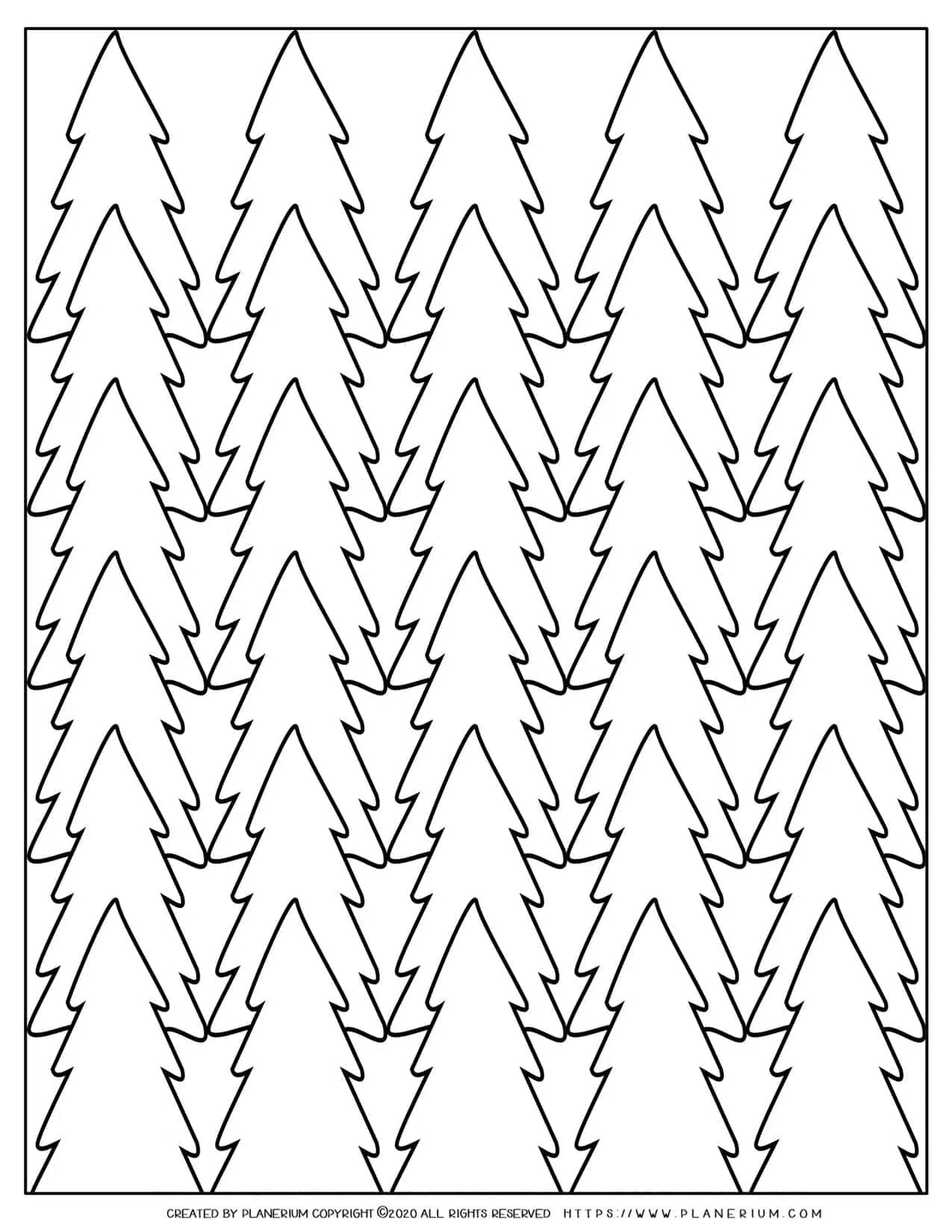 Winter coloring pages