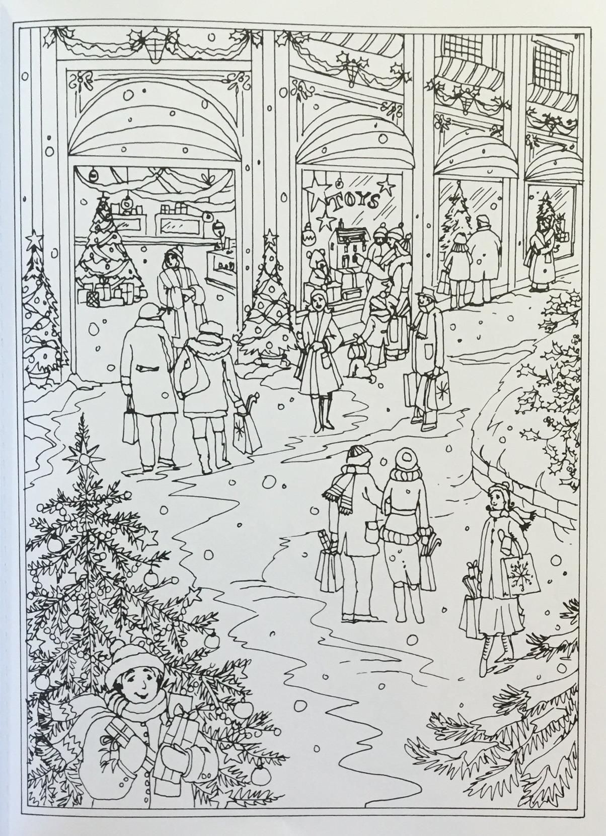 Creative haven winter wonderland coloring book adult coloring books seasons christmas coloring pages coloring books colouring pages