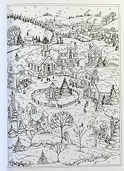 Creative haven winter wonderland coloring book adult coloring books seasons goodridge teresa books