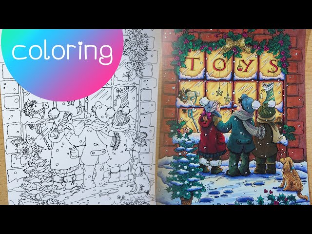 Winter wonderland coloring book by teresa goodridge