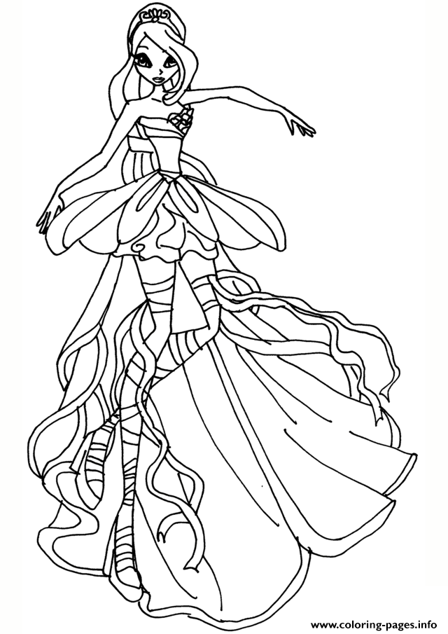 Print bloom harmonix winx club coloring pages princess coloring pages mermaid coloring pages princess coloring