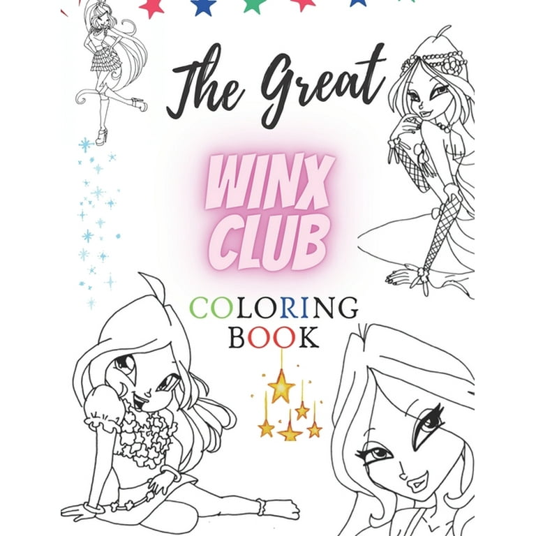 The great winx club coloring book paperback