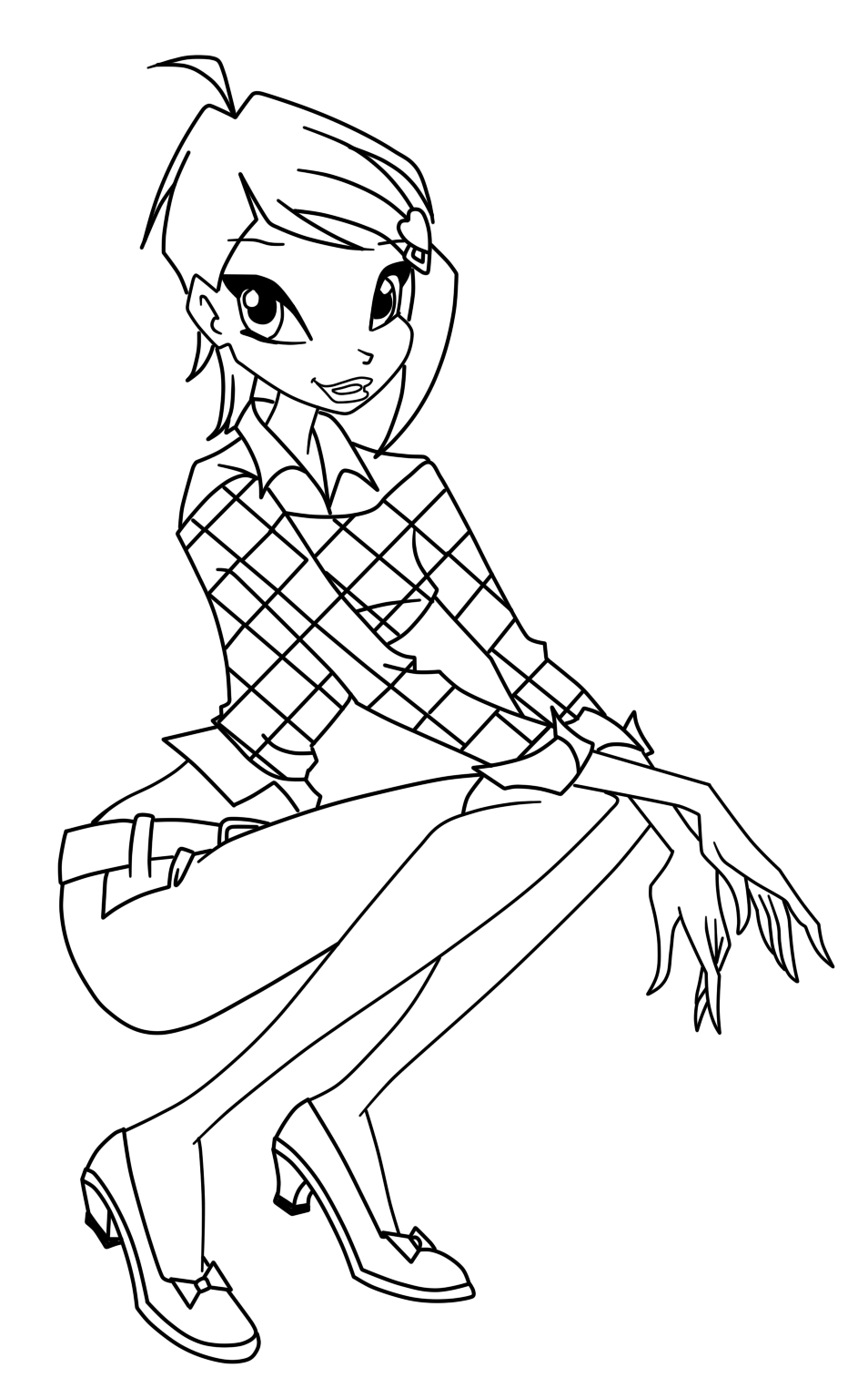 Free printable winx club coloring pages for kids