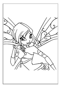 Give your child the gift of creativity with our winx club coloring pages p