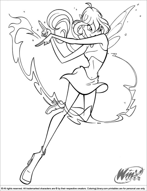 Colouring page