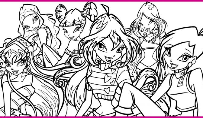 Winx series printcolor winx club