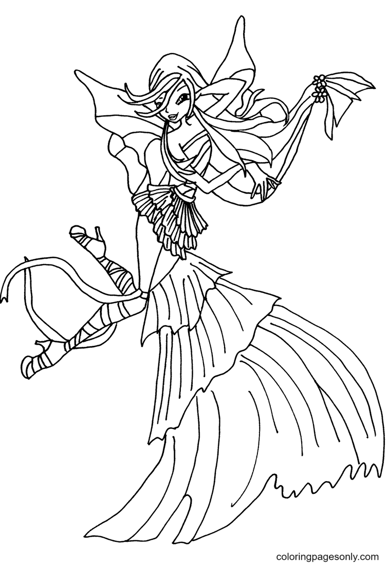 Winx club musa coloring pages printable for free download