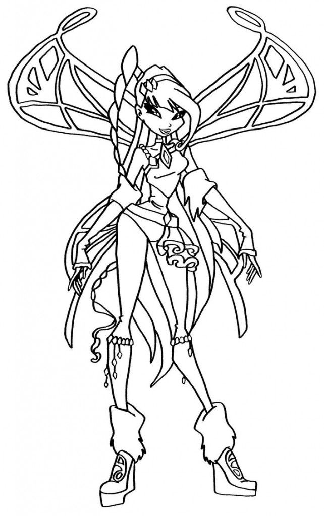 Let your imagination soar musa winx coloring pages