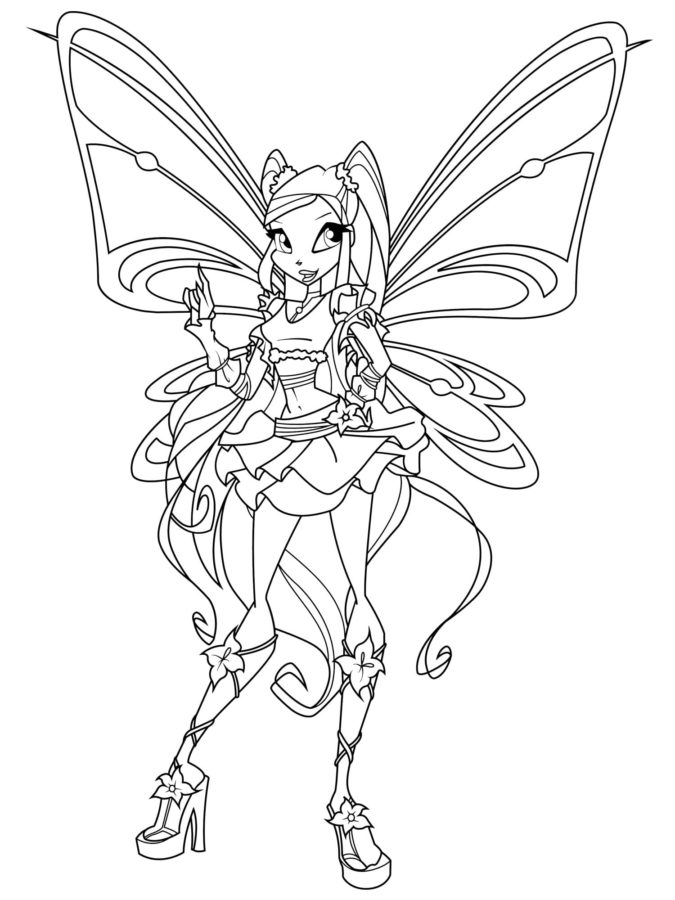 Winx club coloring pages