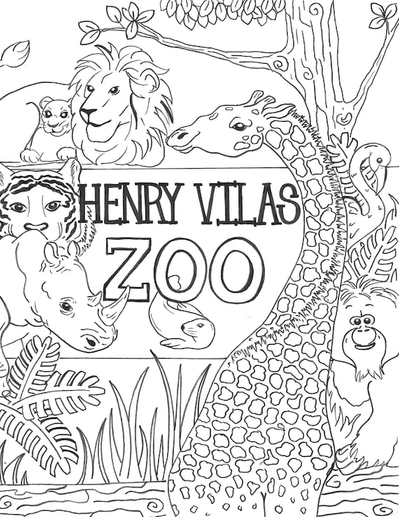 Page henry vilas zoo madison wisconsin coloring page color my city madison